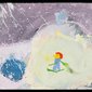 Winterliches Treiben - Farbstudie nach Vivaldi: Die 4 Jahreszeiten
